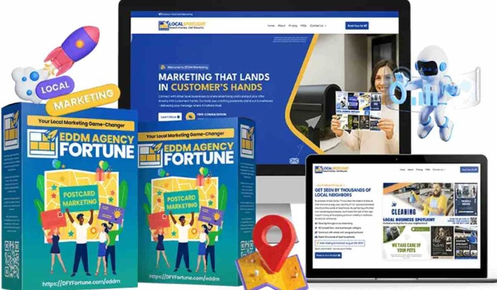 EDDM Agency Fortune – Start a Profitable 9×12 Postcard Marketing Business in 2025